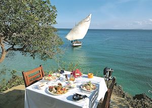 Lunch at the lookout, Azura at Quilalea Private Island, Quirimba Archipelago Lunch at the lookout, Azura at Quilalea Private Island, Quirimba Archipelago