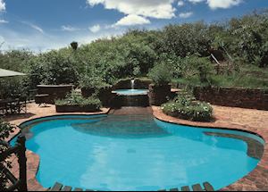 Swimming pool, Kirawira Tented Camp
