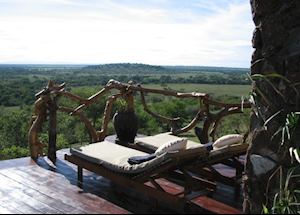 View from pool deck, Mbalageti Lodge