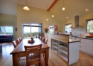 Kitchen in Dragonfly cottage, Wildwood Valley, The Margaret River region Kitchen in Dragonfly cottage, Wildwood Valley, The Margaret River region