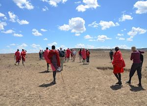 Walking with the Maasai warriors, Me to We Kenya Walking with the Maasai warriors, Me to We Kenya