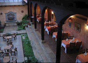 Hotel Casa Vieja atrium restaurant, San Cristobal de las Casas