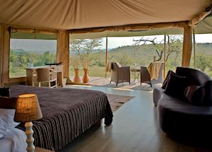View from your tent, Kicheche Naboisho Camp, Masai Mara View from your tent, Kicheche Naboisho Camp, Masai Mara