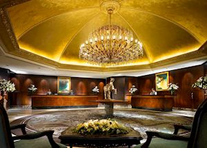 Lobby at the Cordis Hotel Lobby at the Cordis Hotel