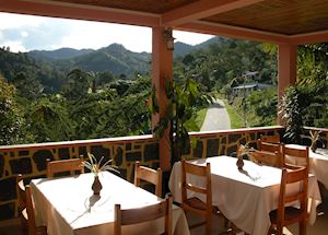 View from dining area at Centrest Sejour