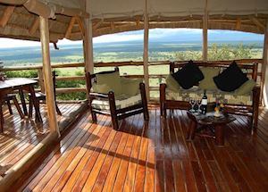 Cottage verandah, Katara Lodge