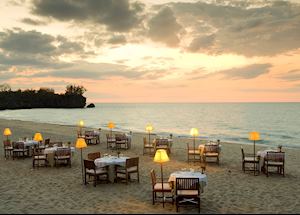 Beach dinner at Anjajavy, Anjajavy Private Nature Reserve