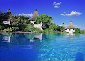 The pool at Serena Lake Manyara