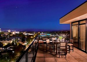 Balcony at the Oswego Hotel