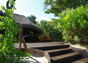 A chalet at Manafiafy Beach and Rainforest Lodge