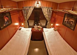Deluxe compartment, Victoria Express Train, Lao Cai