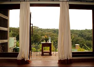 View from room, Endoro Lodge, Karatu
