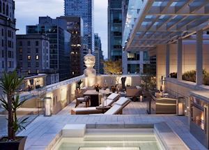Outdoor space at The Rosewood Hotel Georgia,Vancouver