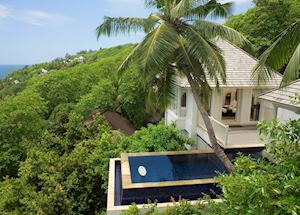 Intendance Pool Villa, Banyan Tree Seychelles, Mahe