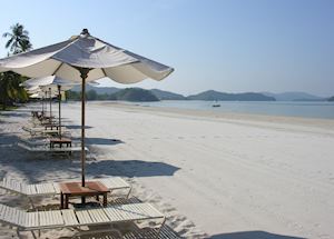 The beach at Casa Del Mar, Langkawi