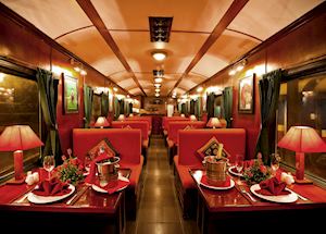 Le Tonkin Restaurant onboard the Victoria Express Train