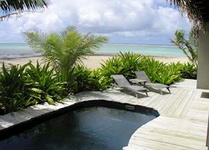 Beach front villa, Sea Change, Rarotonga
