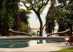 The pool at Ras Kutani