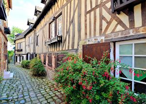 Half-timbered buildings, Honfleur
