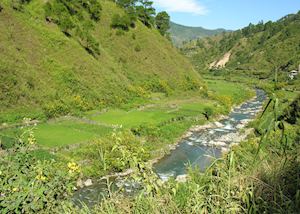 River valley near Sagada, Mountain Province, Luzon