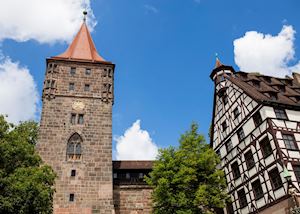 Nuremberg Old Town Castle View