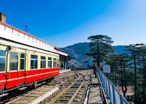 Toy Train on the Shimla to Kalka route