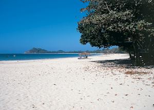 The white sands and azure waters of Sihanoukville