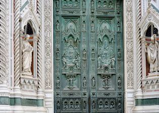 Entrance to Florence Duomo