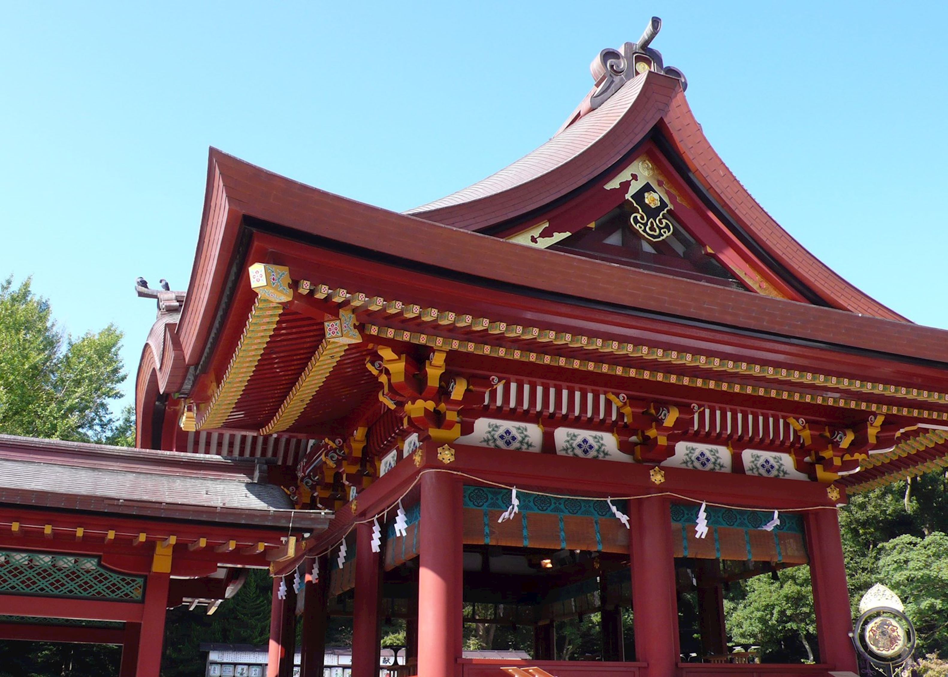 Shrine at Kencho-ji Temple, Kamakura Shrine at Kencho-ji Temple, Kamakura