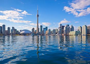 Toronto skyline from the water, Ontario
