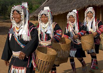 Ladies of the Akha Tribe