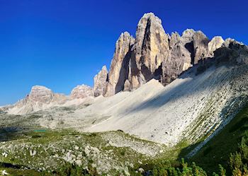Panoramic views of Tre Cime, Dolomites