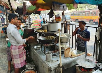 Street food Stall Strand Road Calcutta
