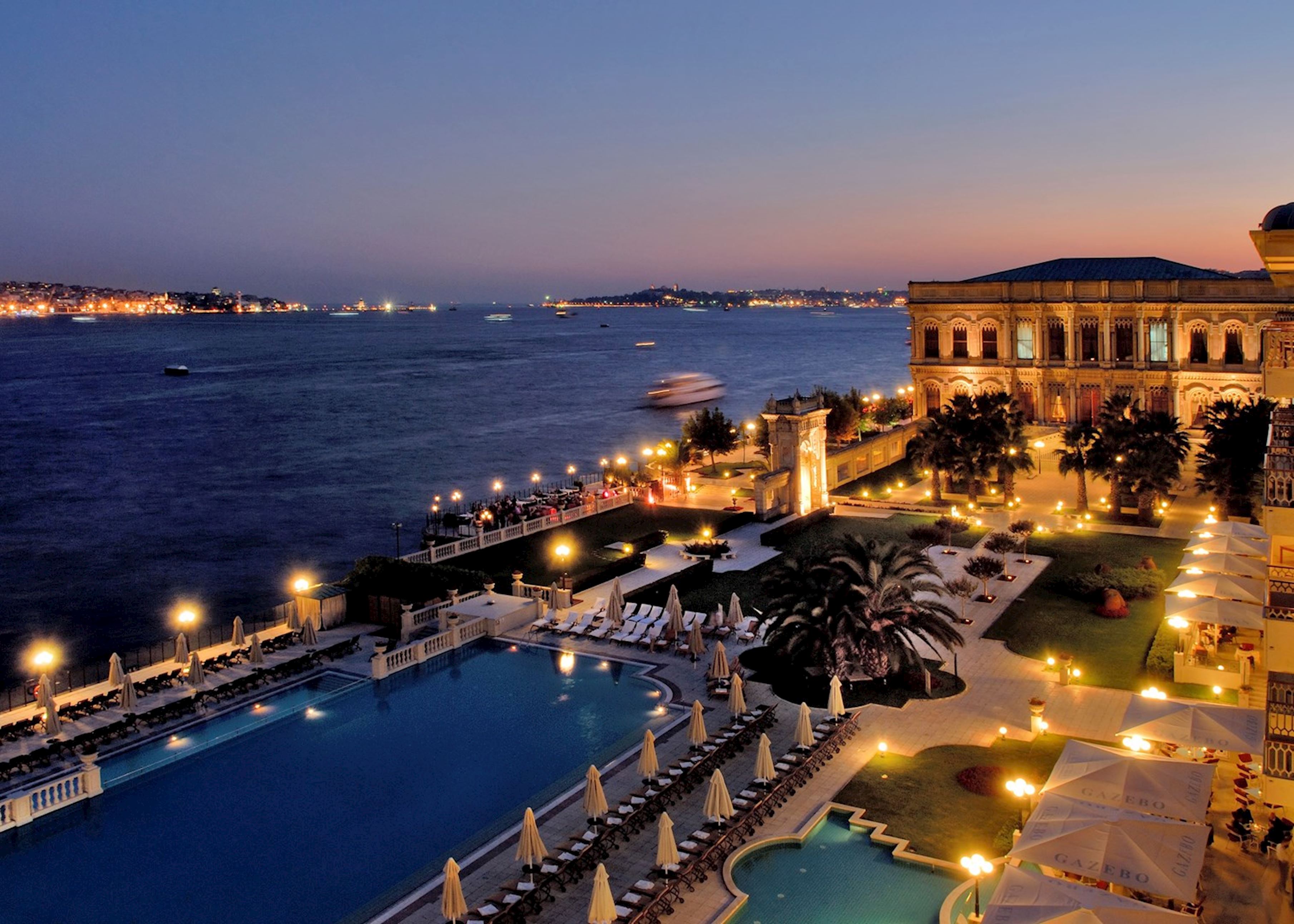 palace kempinski ciragan istanbul hotels turkey