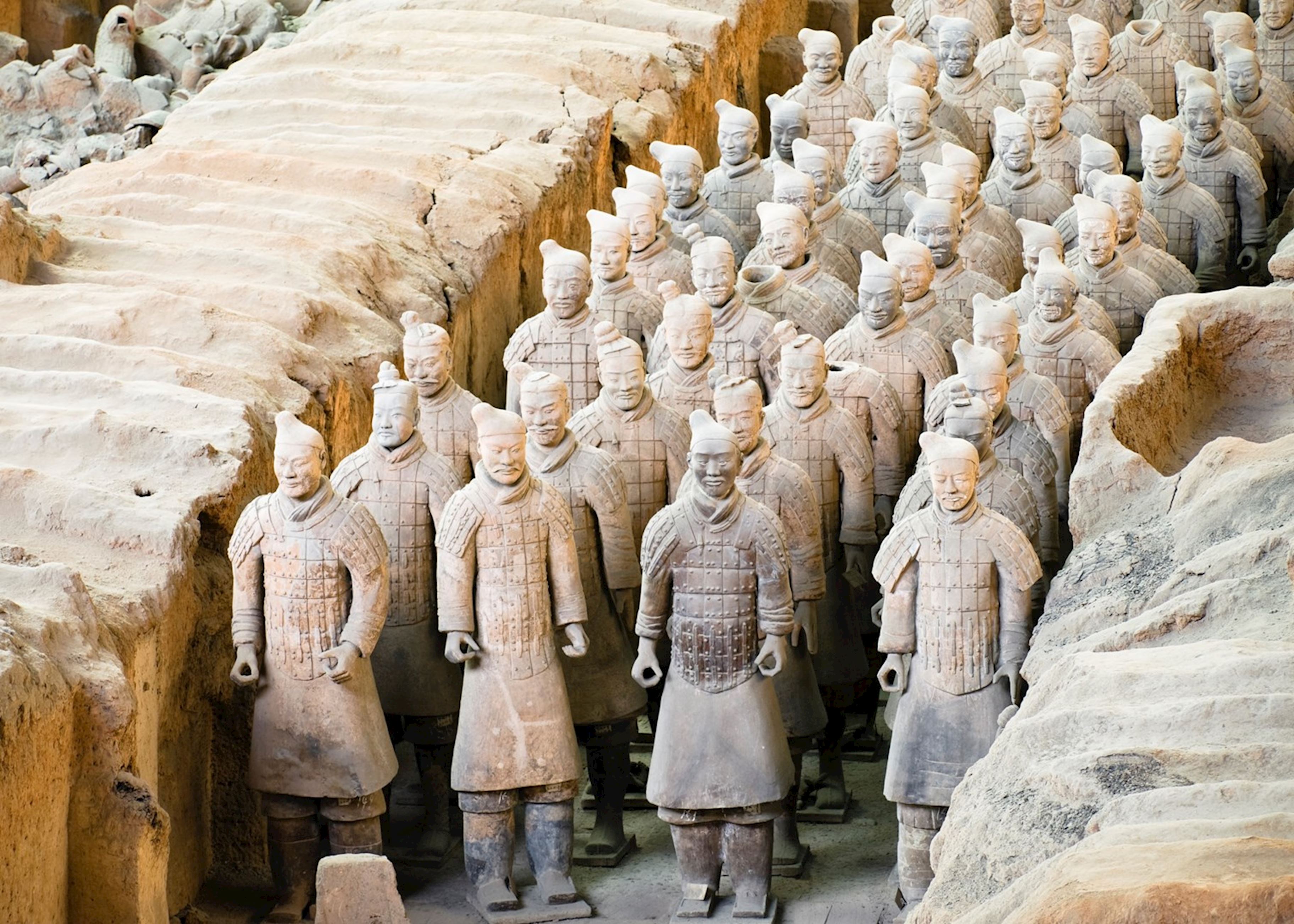 Terra Cotta Soldiers on the March, History