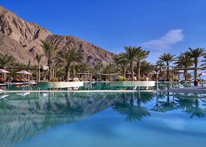 Salt water pool, Six Senses at Zighy Bay, Musandam