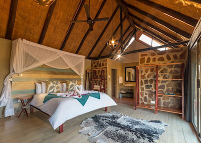 The hide-away chalet at Masuwe Lodge