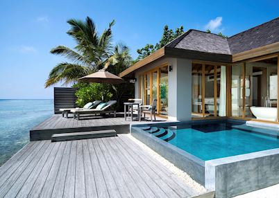Ocean pool bungalow, Anantara Veli Maldives Resort, Maldive Island