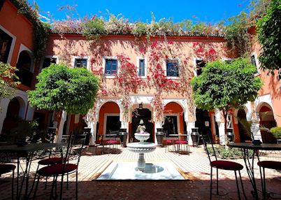 Les Borjs de la Kasbah courtyard