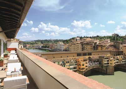 View from Ponte Vecchio suite, Portrait Firenze, Florence