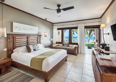 A Deluxe room with sea views
