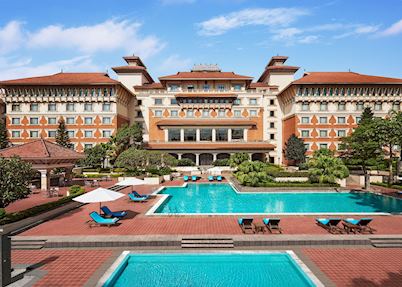 Pool area, Hyatt Regency, Kathmandu