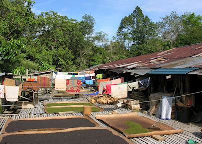 Iban Longhouse, Lemanak River, Sarawak