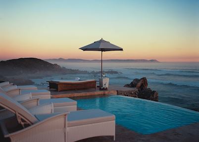 View across Walker Bay from the patio, Birkenhead House