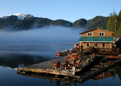 Great Bear Lodge deck, British Columbia