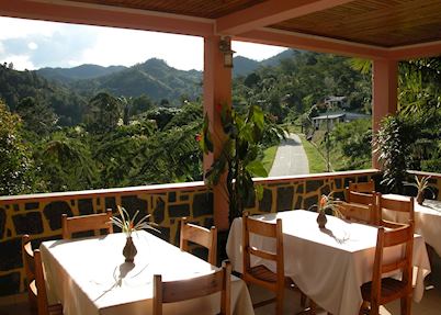 View from dining area at Centrest Sejour