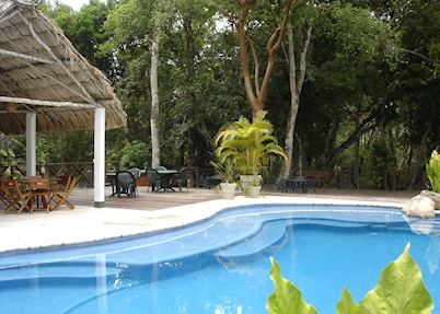 Swimming pool, Hotel Posada de la Selva, Tikal
