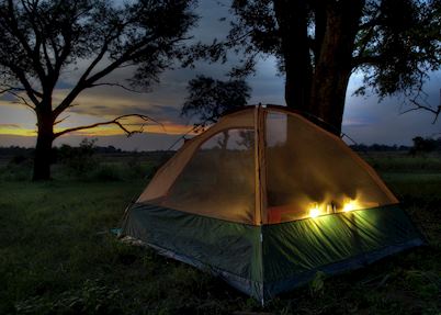 Kanana Mokoro Trails tent in the Nxabega Concession