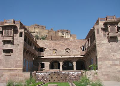 A heritage building at Raas that houses their spa and family rooms, Jodhpur
