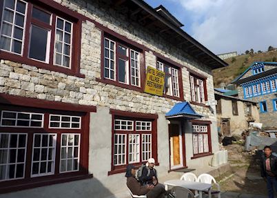 Typical tea house lodge, Nepal